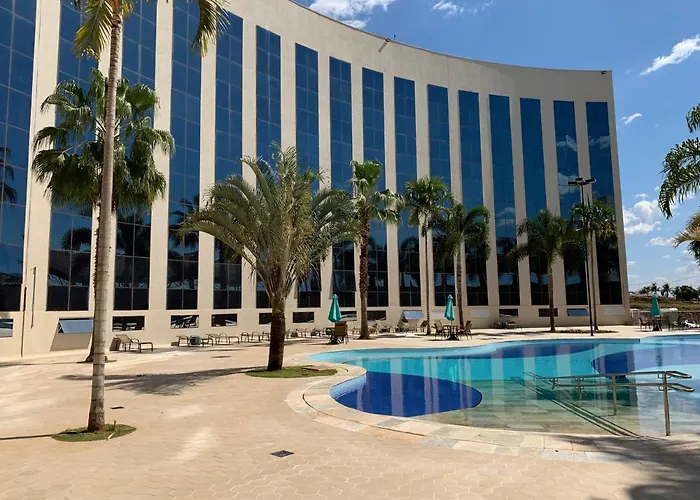 Flat Barretos Thermas dentro do Parque do Peão no Barretos Park - suíte luxo